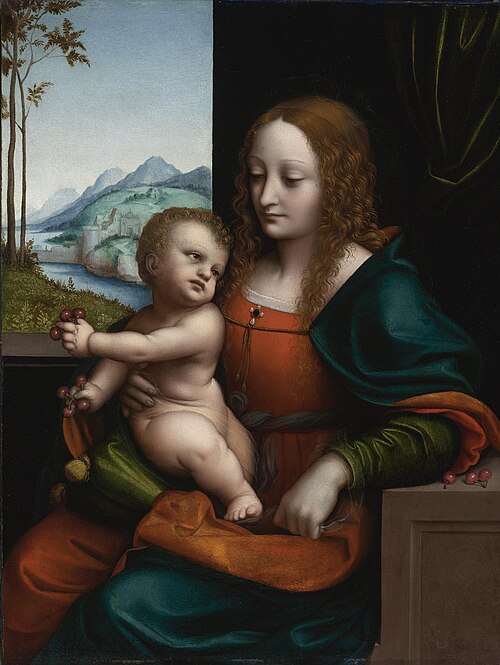 Madonna of the Cherries, 1550, Giampietrino