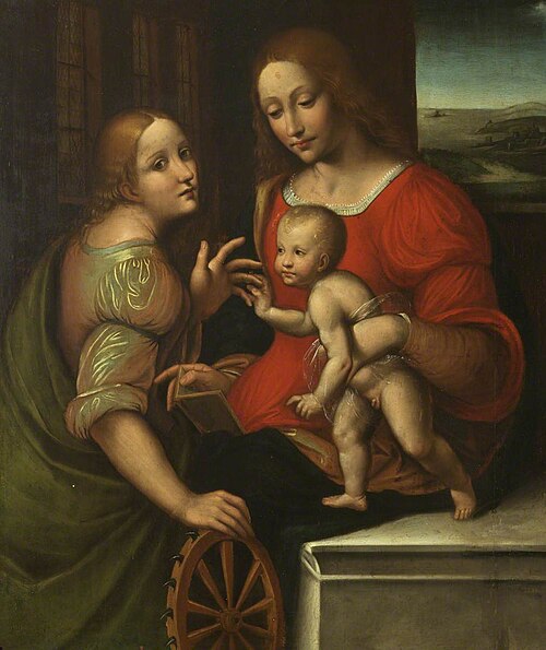 The Mystic Marriage of Saint Catherine, 1549, Giampietrino