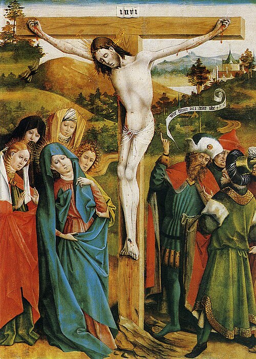 Crucifixion of Christ, 1500, Johann Koerbecke