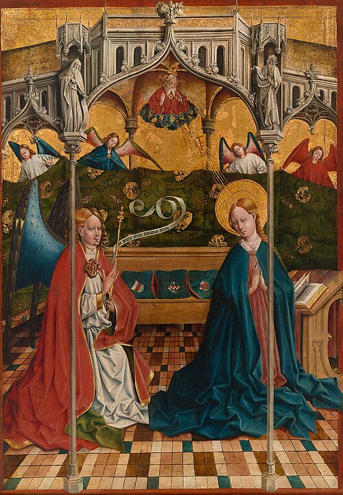 L'Annonciation, 1438, Johann Koerbecke