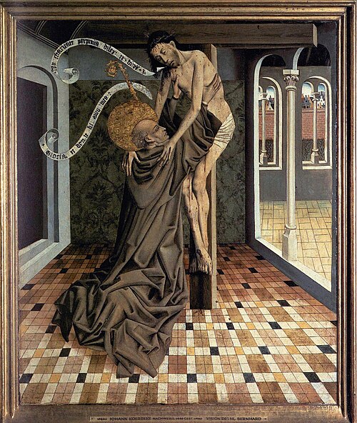 Vision of St. Bernhard, , Johann Koerbecke