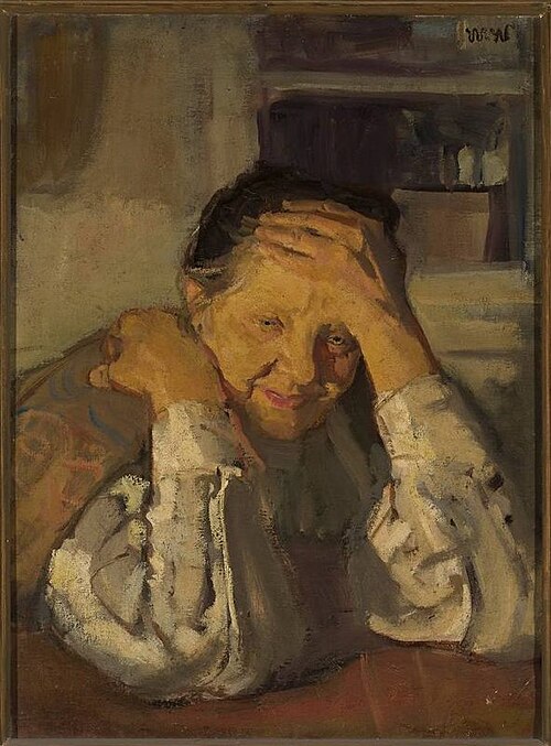 Portrait of artist’s mother, 1900, Wojciech Weiss