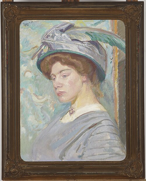 Portrait of Janina Stanisławska, 1908, Wojciech Weiss