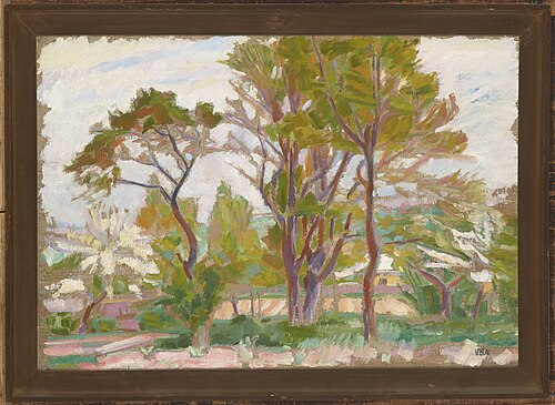 Landscape with Trees, 1910, Wojciech Weiss