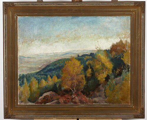 Autumn Landscape – Environs of Kalwaria Zebrzydowska, 1916, Wojciech Weiss