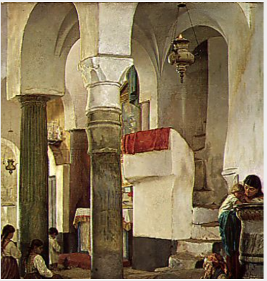 In the Church of San Costanzo, Capri, 1866, Michael George Brennan