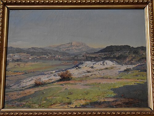 Sainte-Victoire vue de Montaiguet, 1896, Louis Gautier