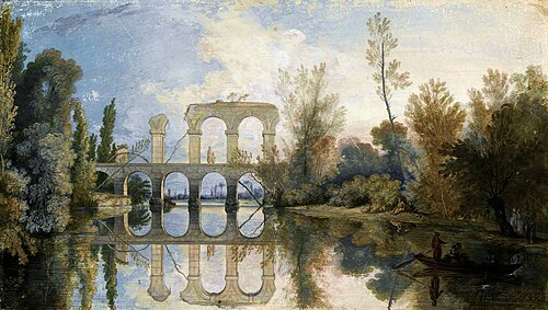 L'Aqueduc à Arkadia., 1784, Jean-Pierre Norblin de La Gourdaine