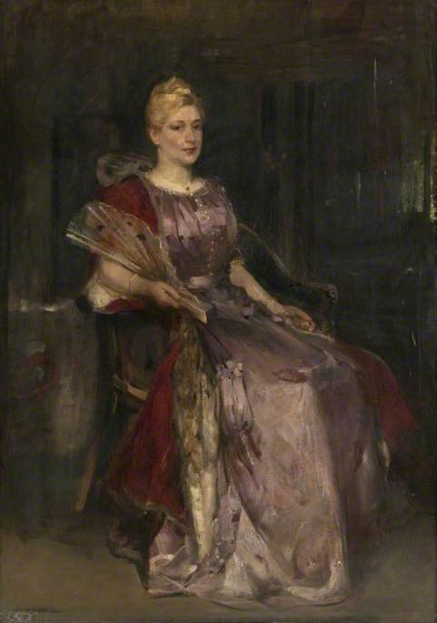 Mrs William Fergus, 1889, James Guthrie