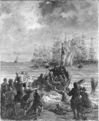 Anno 1688. Willem III landt in Engeland, 1867, Johannes Hinderikus Egenberger