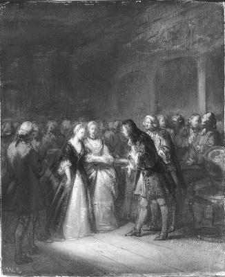 Anno 1758. De gouvernante verschijnt voor de laatste maal in de vergadering der Staten-Generaal, 1867, Johannes Hinderikus Egenberger