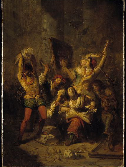 Anno 1566. De beeldenstorm, 1850, Johannes Hinderikus Egenberger