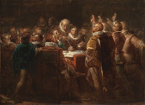 Anno 1581. De afzwering van Filips II, 1850, Johannes Hinderikus Egenberger