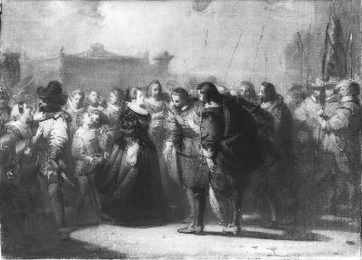 Anno 1638. Maria de 'Medici wordt te Amsterdam ontvangen, 1867, Johannes Hinderikus Egenberger