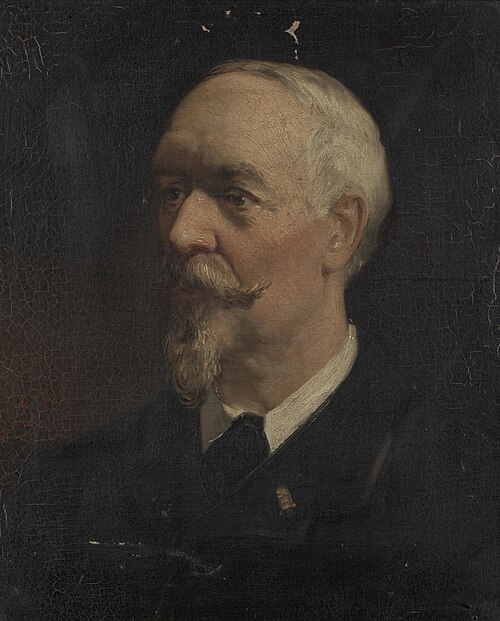 Zelfportret J.H. Egenberger, 1886, Johannes Hinderikus Egenberger