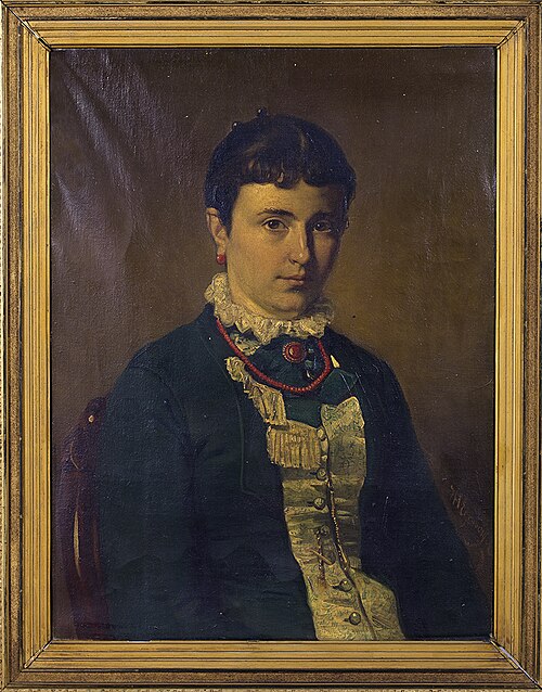 Portrait of Mrs T.J. van den Heetkamp, 1880, Johannes Hinderikus Egenberger