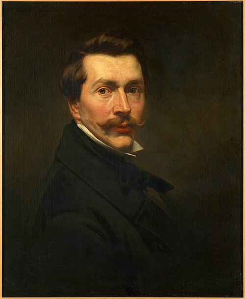 Zelfportret op jeugdige leeftijd, 1869, Johannes Hinderikus Egenberger