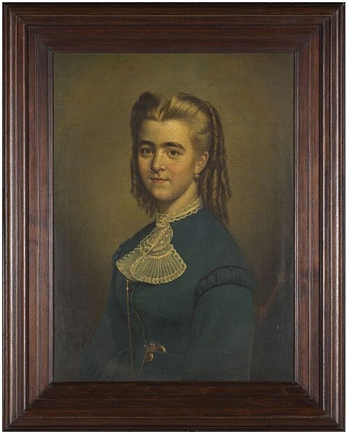Portret van Alida Cornelia Verkuyl, 1869, Johannes Hinderikus Egenberger