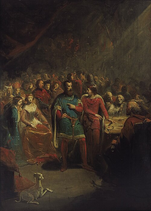 Anno 1299. Graaf Jan I van Holland draagt het bewind aan Jan van Avesnes op, 1867, Johannes Hinderikus Egenberger