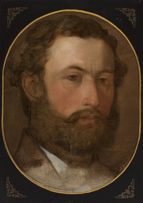 Self-portrait, 1859, Aleksander Kotsis