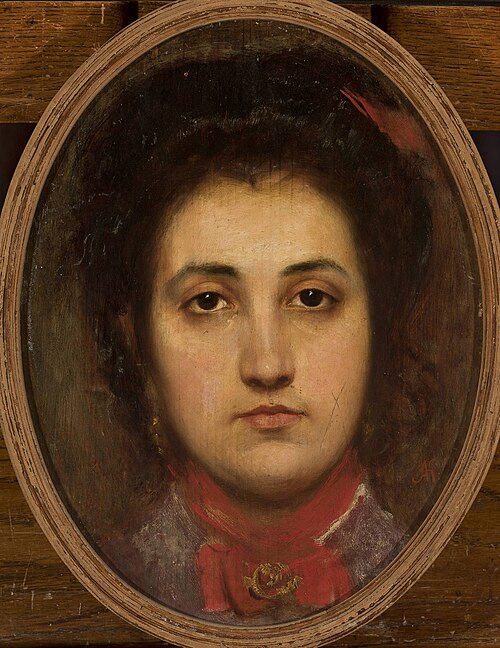 Head of a young woman, , Aleksander Kotsis