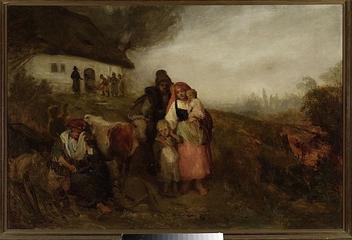 No roof, version I, 1870, Aleksander Kotsis