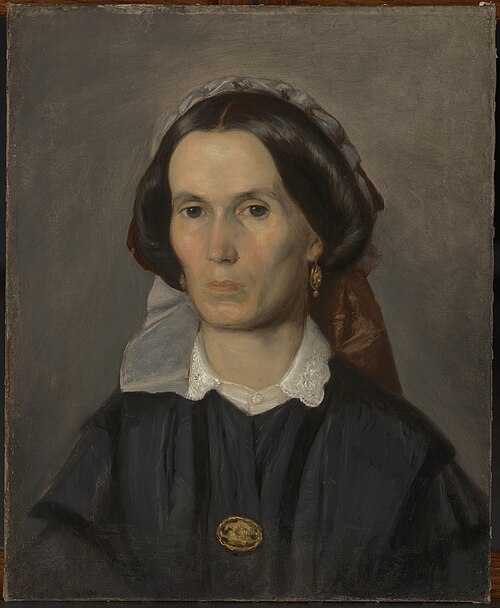 Portrait of Joanna Dziubandowska, 1860, Aleksander Kotsis