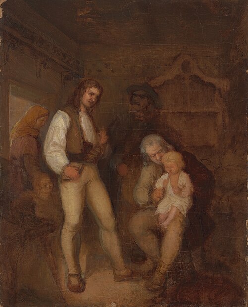 Highlander's Family, 1869, Aleksander Kotsis