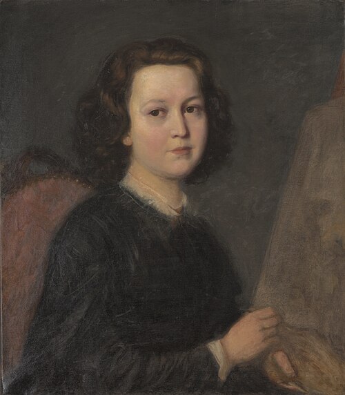 Portrait of Józefa Geppert, 1872, Aleksander Kotsis