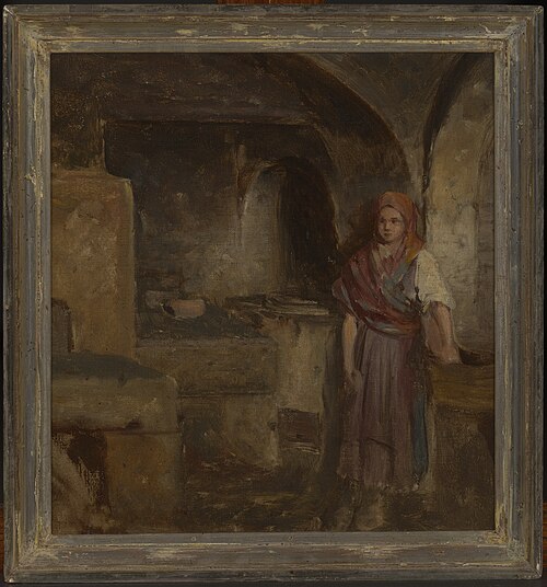 Girl in the Kitchen, 1872, Aleksander Kotsis