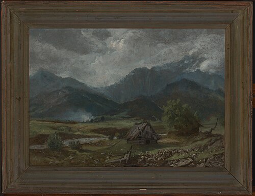 Mount Giewont, 1870, Aleksander Kotsis