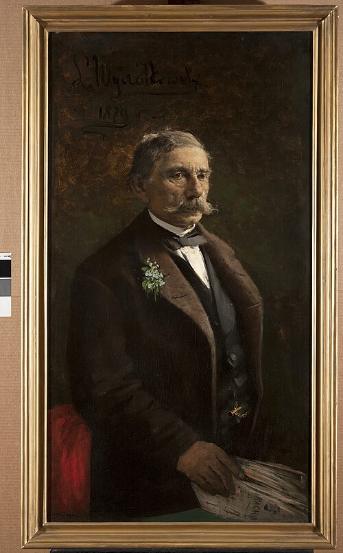 Portrait of Jakub Barącz, 1879, Leon Wyczółkowski