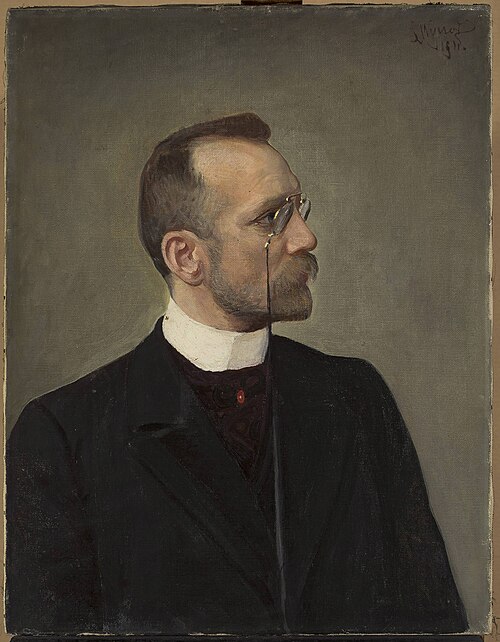 Portrait of Mikołaj Brzeski, 1880, Leon Wyczółkowski
