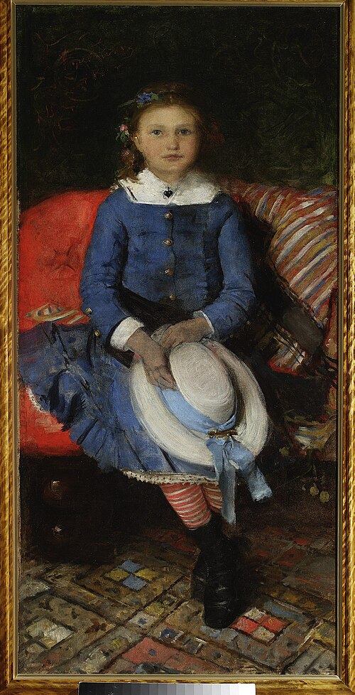 Portrait of the artist’s sister, 1884, Leon Wyczółkowski