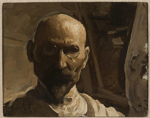 Autoportrait, 1906, Leon Wyczółkowski