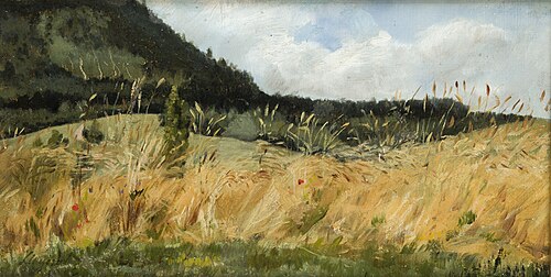 Corn-Field, 1885, Leon Wyczółkowski