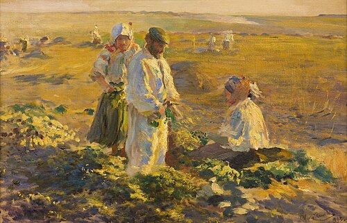 Beet-Lifting, 1893, Leon Wyczółkowski
