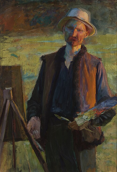 Autoportrait, 1898, Leon Wyczółkowski