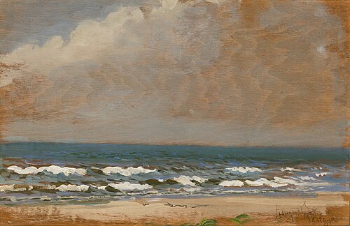 Seascape from Połąga, 1908, Leon Wyczółkowski