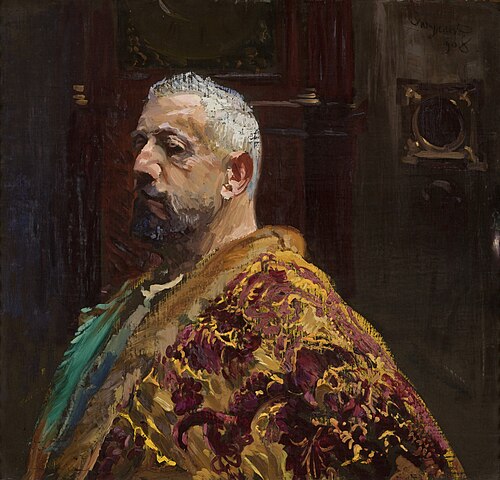 Portrait of Erazm Barącz, 1908, Leon Wyczółkowski