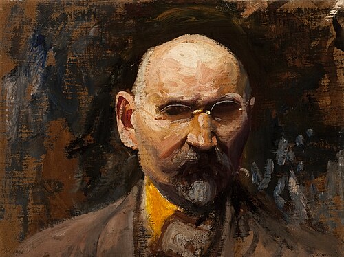 Autoportrait, 1908, Leon Wyczółkowski