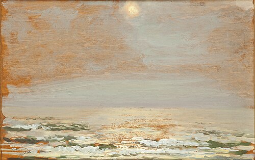 Sea at Połąga IV, 1908, Leon Wyczółkowski