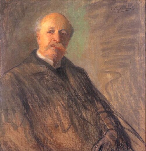 Portret Juliusza Kossaka, 1900, Leon Wyczółkowski