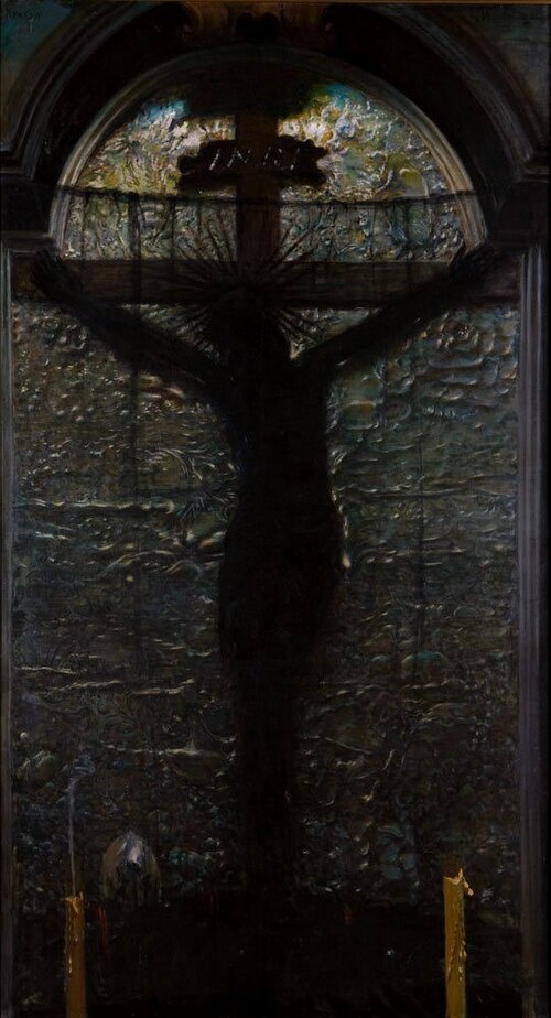 Wawel Crucifix (Queen Hedwig’s Crucifix)., 1896, Leon Wyczółkowski