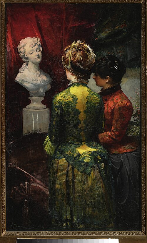 Dans le boudoir., 1885, Leon Wyczółkowski