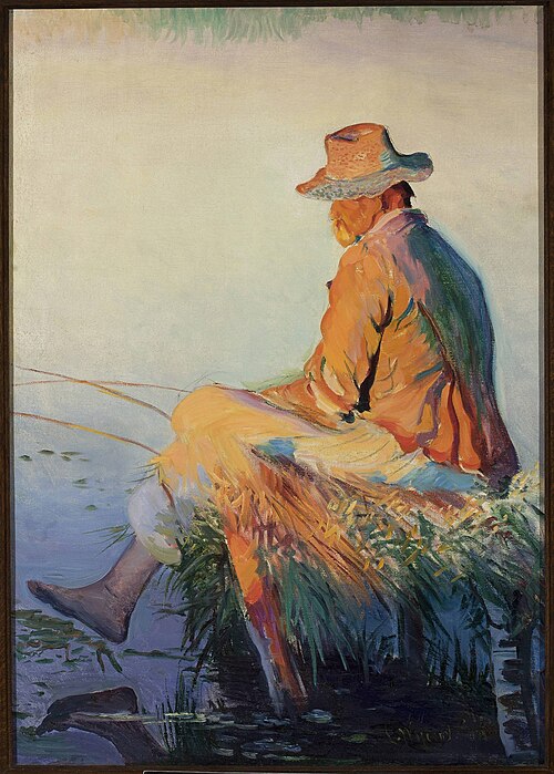 Le pêcheur., 1911, Leon Wyczółkowski