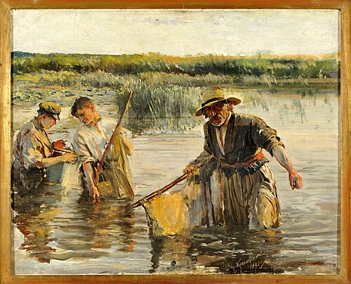 Fishermen, 1891, Leon Wyczółkowski