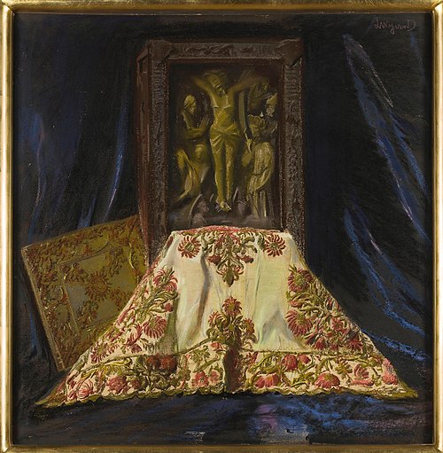 Velum królowej Jadwigi, 1907, Leon Wyczółkowski
