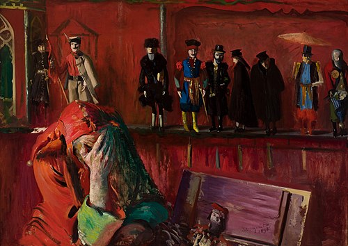 Stańczyk (Puppet Show; Puppets), 1898, Leon Wyczółkowski