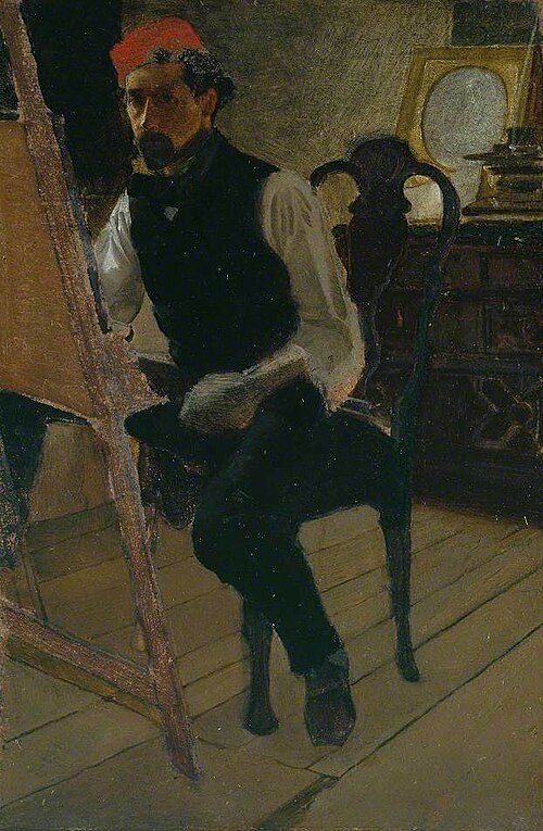 Self-Portrait, , Charles Keene